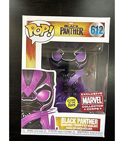 funko pop ブラックパンサー 限定 蓄光版 Amazon.com: Funko Pop! Marvel: Black Panther #891 (Black